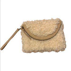 Universal Threads Faux Sheepskin Clutch